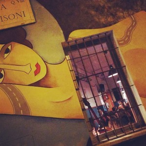Jim Avignon - Modigliani graffiti. Street art in Quadraro, Rome || M.u.Ro. graffiti project 