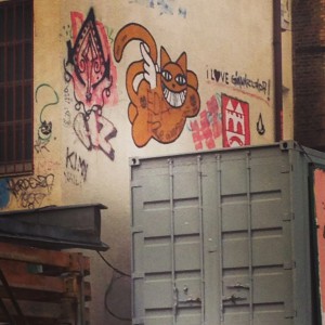 M. Chat (Thoma Vuille) Graffiti in Sarajevo