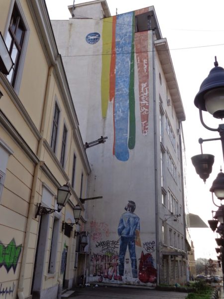 Street art in Stari Grad, Belgrade
