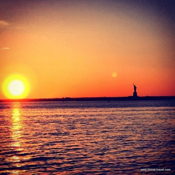 Liberty sunset, Red Hook, New York