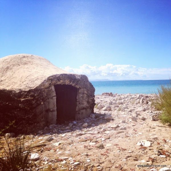 abandoned bunkers on Albanian riviera, Albania