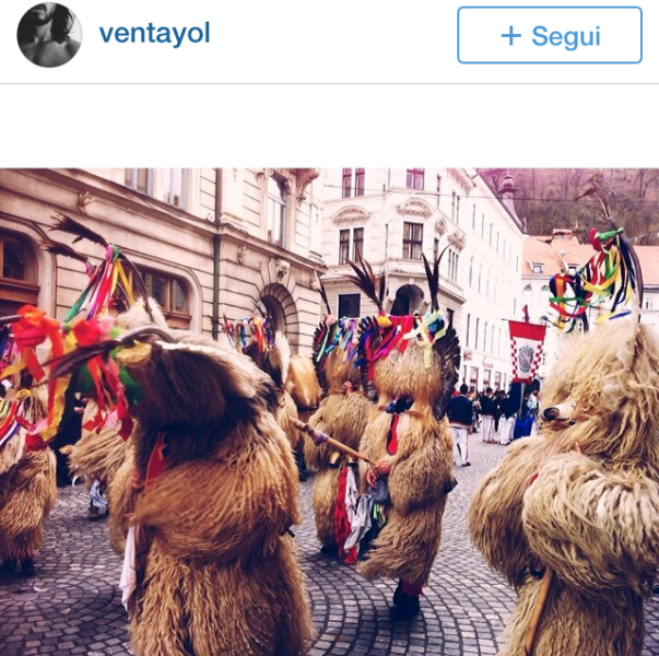 Kurentovanje in Ptuj Slovenia Carnival parade