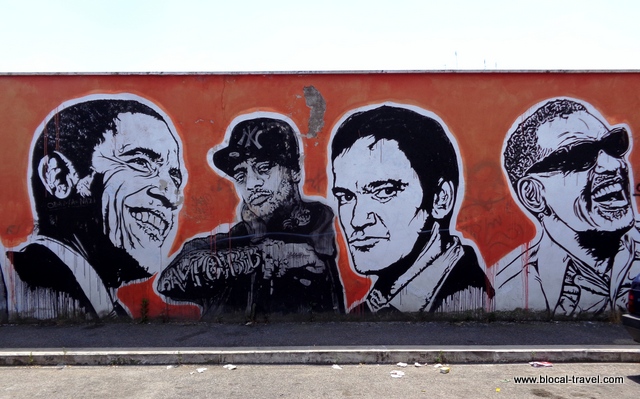 wall of fame by JBRock street art ostiense roma