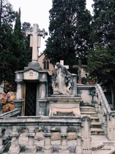 Montjuic cemeteries in Barcelona