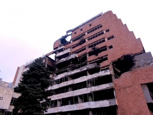 NATO bomb attack 1999 / Kneza Miloša, Belgrade