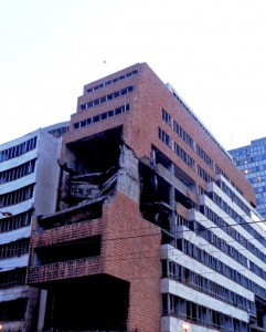 NATO bomb attack 1999 / Kneza Miloša, Belgrade