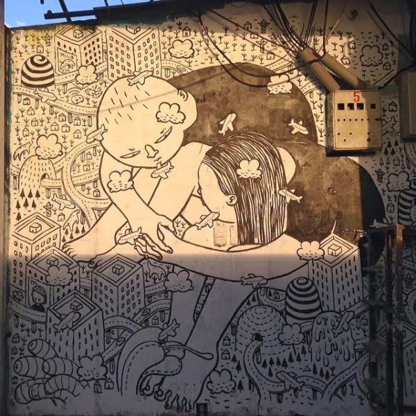 street art via Prenestina