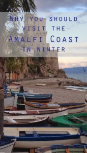 Amalfi coast in winter