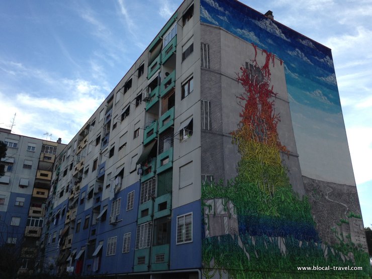 street art by blu in rome casal de pazzi