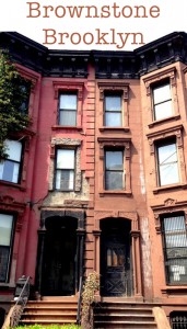 Brownstone houses in Brooklyn