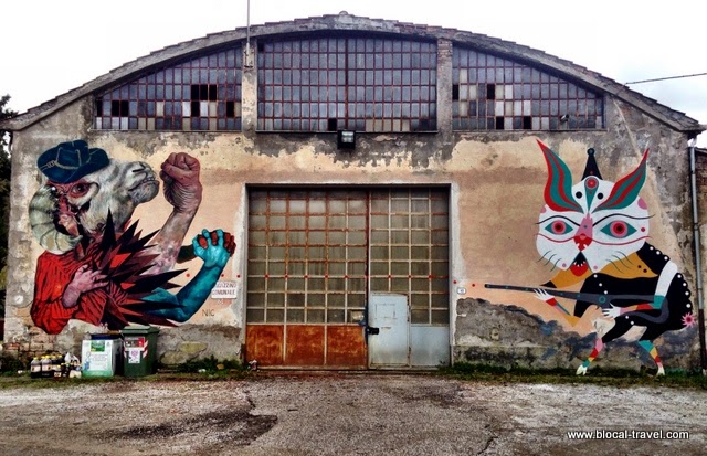 Gio Pistone Nicola Alessandrini street art arcidosso alterazioni festival tuscany