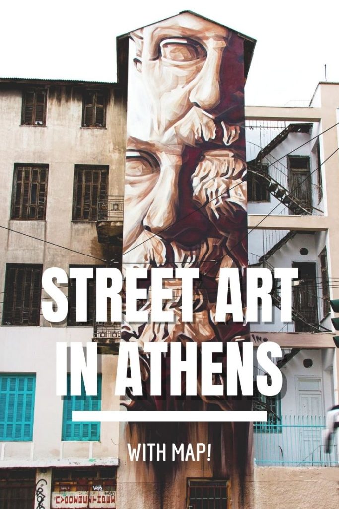 Athens street art guide with map murals