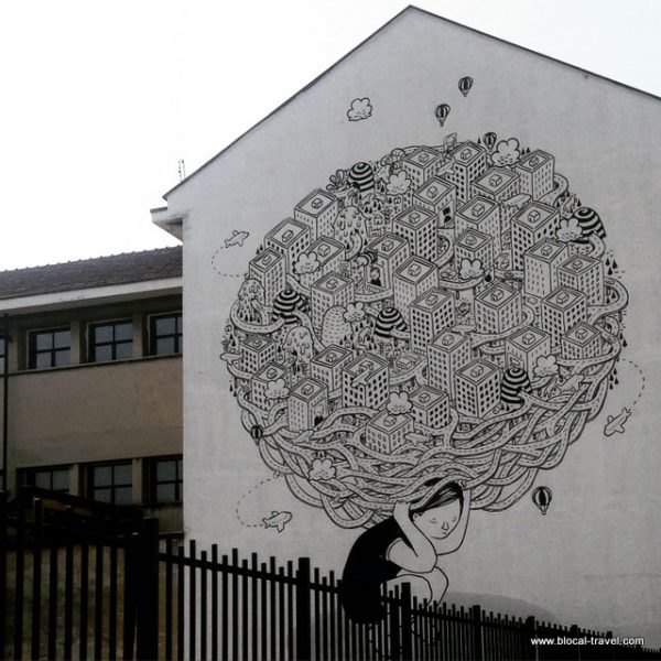 Millo, street art, Turin