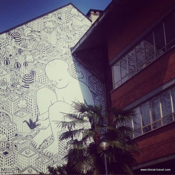 Millo, street art, Turin