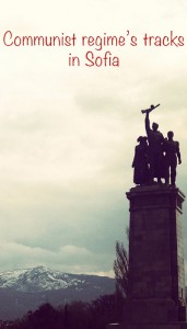 Communist regime's tracks in Sofia Bulgaria