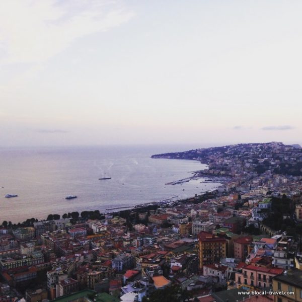 panoramic view from castle sant'elmo naples italy