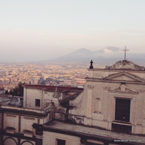 panoramic view from castle sant'elmo naples italy