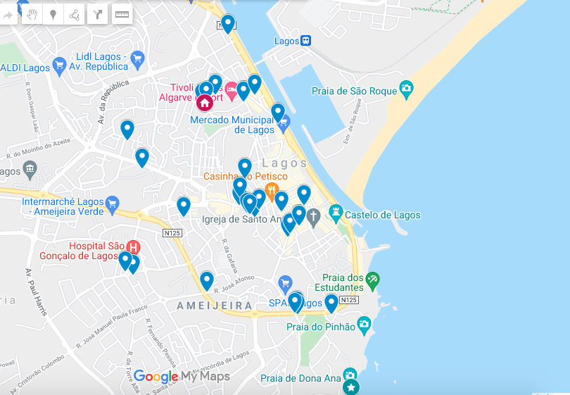 Lagos Portugal street art map