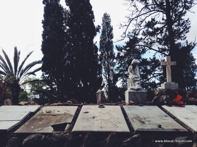 Montjuic cemeteries in Barcelona
