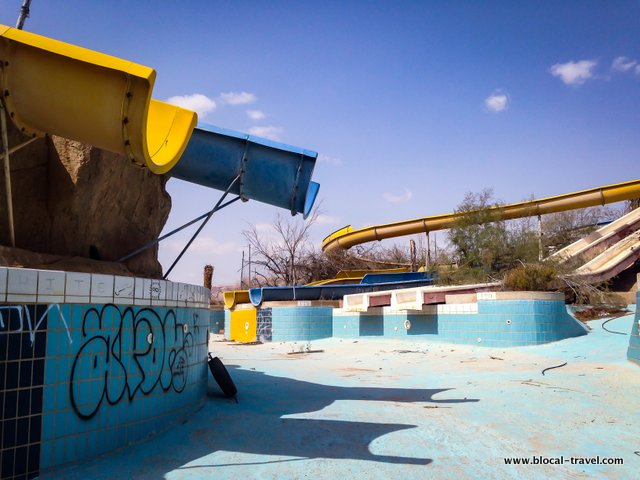 abandoned water park Atraktzia urbex israel