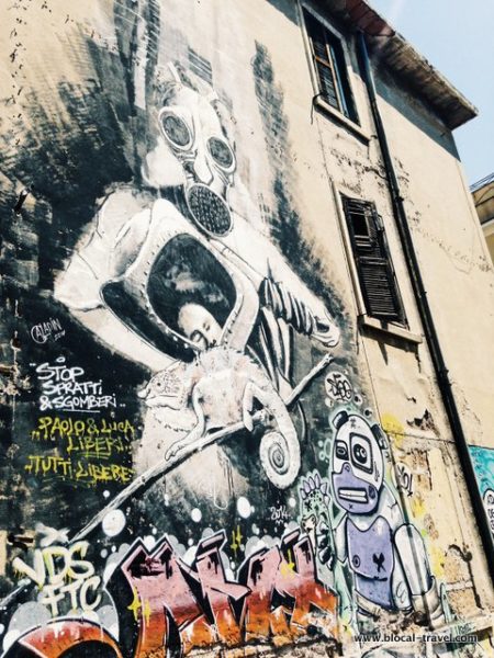 Aladin BAM political street art in Rome
