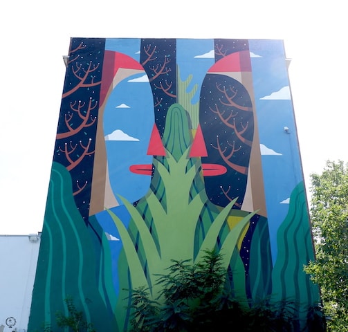 Agostino Iacurci mural in berlin street art