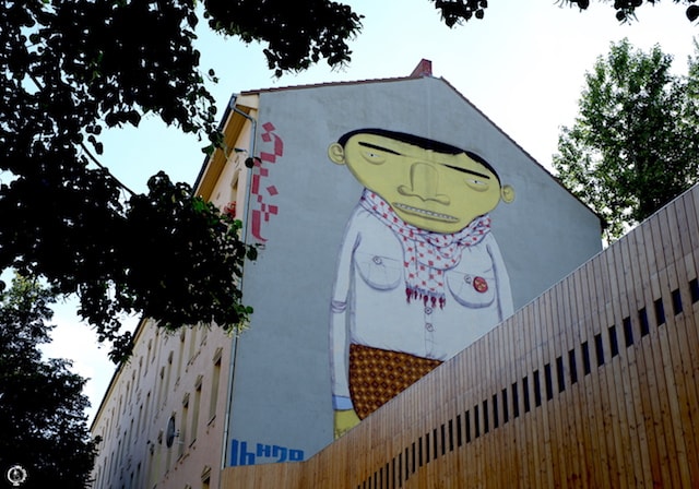 Os Gemeos street art in Berlin