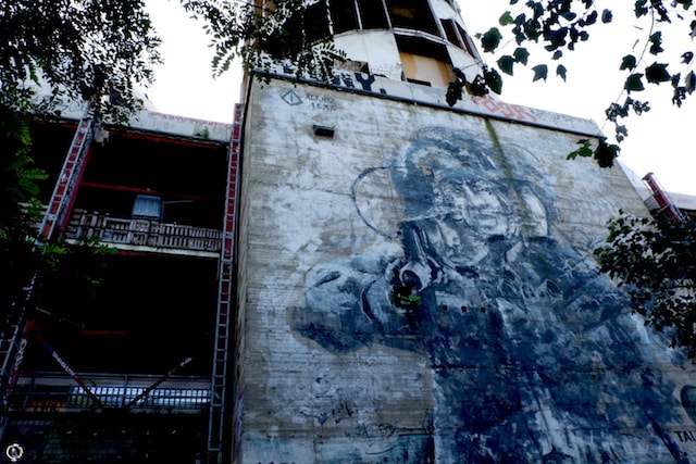 Teufelsberg abandoned place graffiti in Berlin