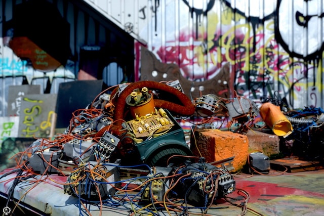 Teufelsberg abandoned place graffiti in Berlin