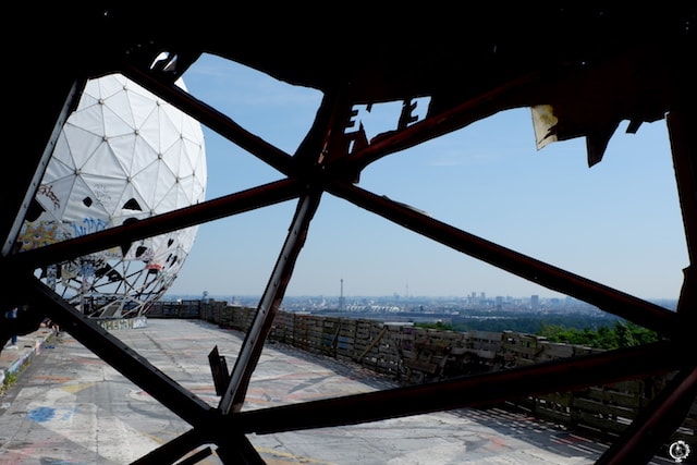 Teufelsberg abandoned place graffiti in Berlin