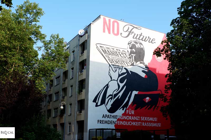 Shepard Fairey Obey street art in Berlin