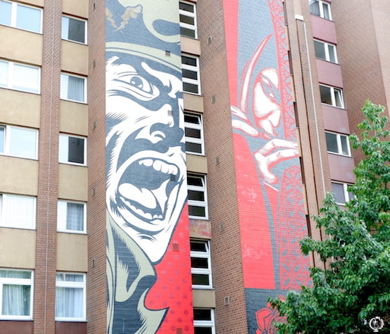 shepard fairey in Berlin street art