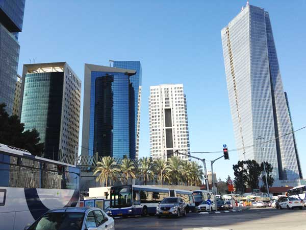 Tel aviv trip to Israel skyscrapers