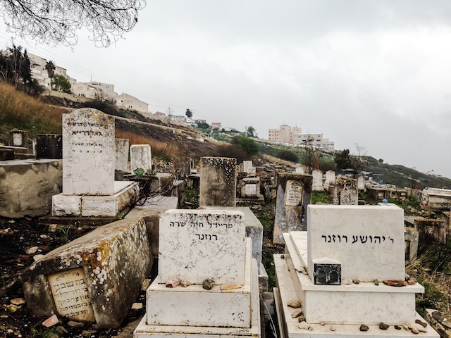 jewish cemetery in zefat trip to israel