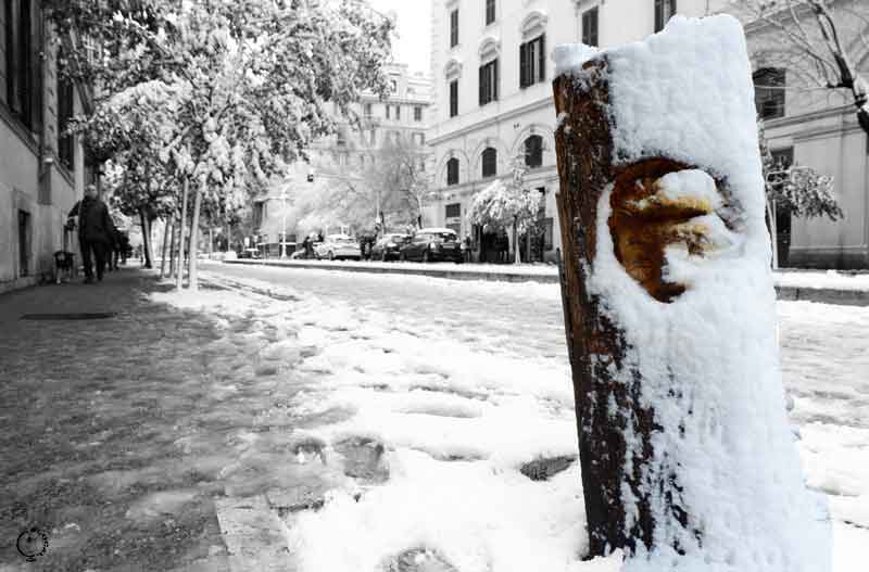 snow in Rome 2018 Andrea Gandini