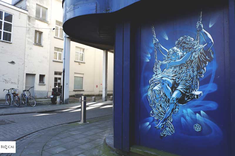 C215 street art in ostend the crystal ship