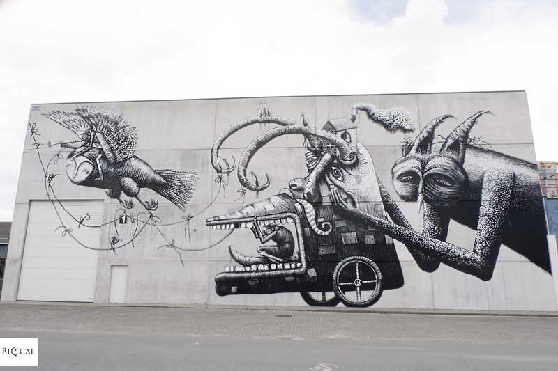 phlegm where to find street art in ostend maps 