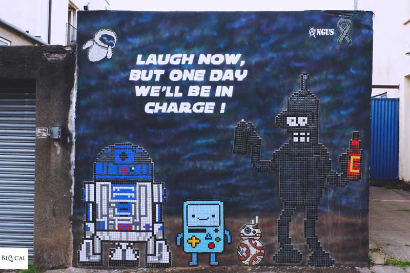 angus futurama bristol street art upfest