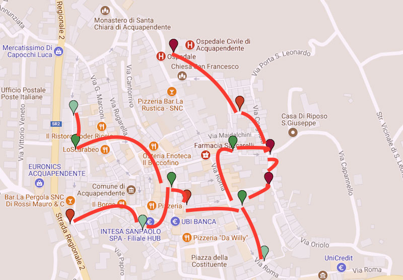 mappa street art italy acquapendente