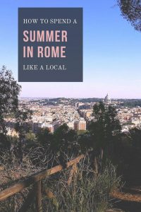 things to do in rome in summer