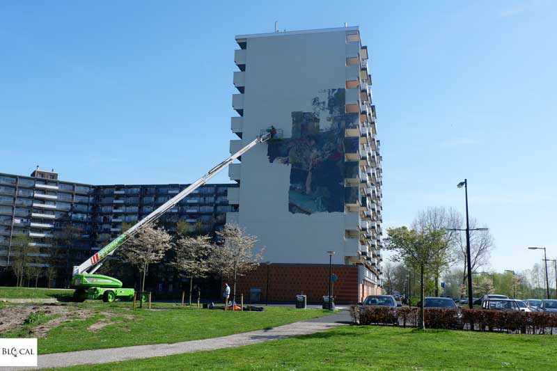 Ammar Abo Bakr street art in Amsterdam Zuidoost RUA