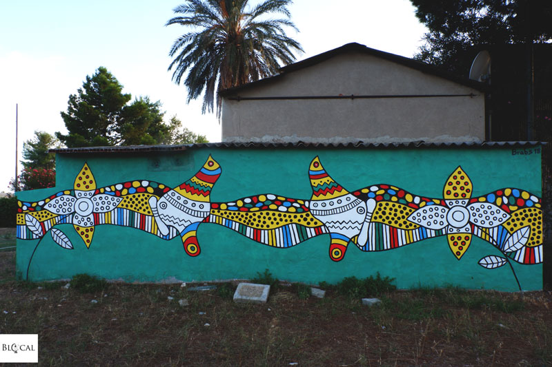 brabs street art cagliari panda monserrato