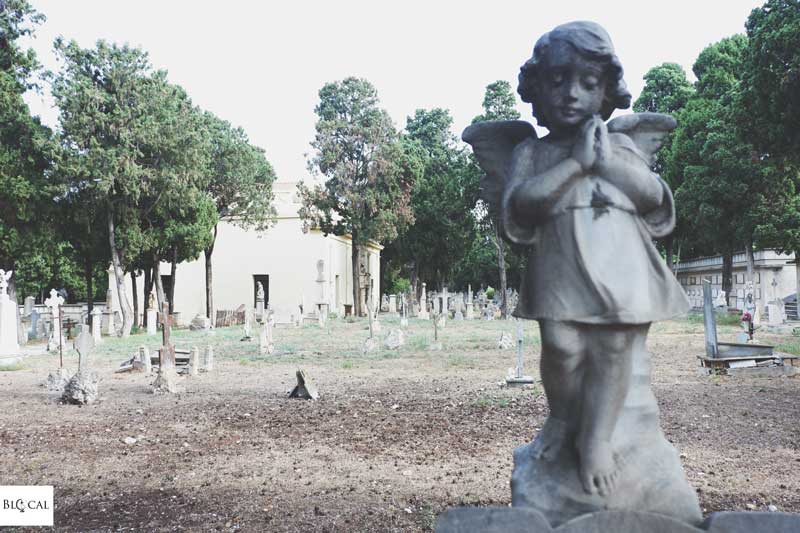 bonaria cemetery in cagliari sardegna