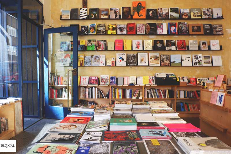 page five art bookshop Prague