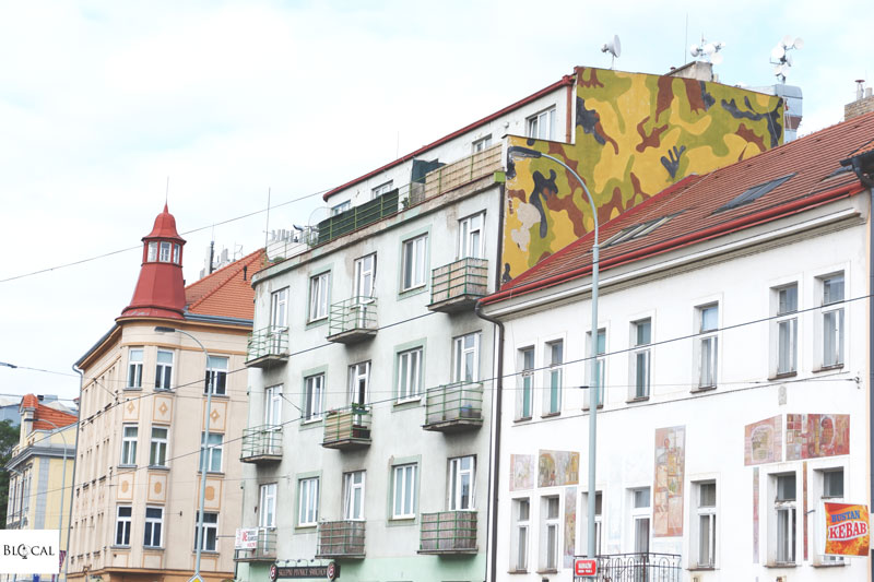 street art in Prague Smíchov station