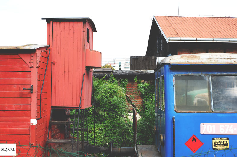 train graveyard in Prague