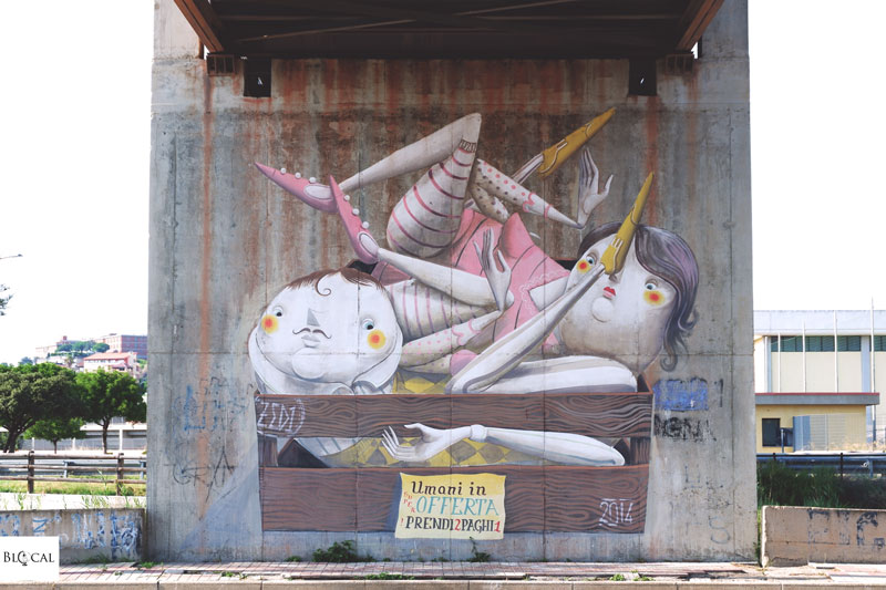 zed1 street art cagliari galleria del sale