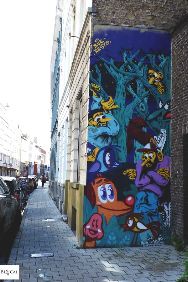 bue resto street art Ghent