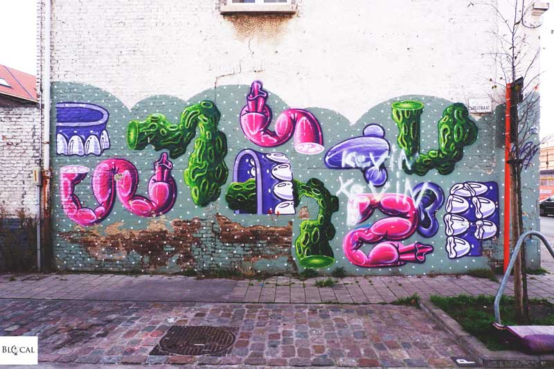 hnrx street art in ghent