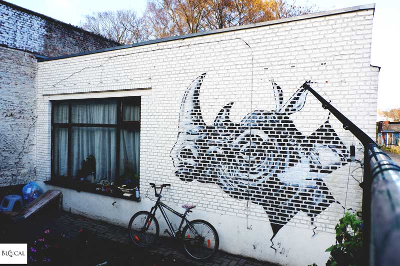 roa street art in ghent